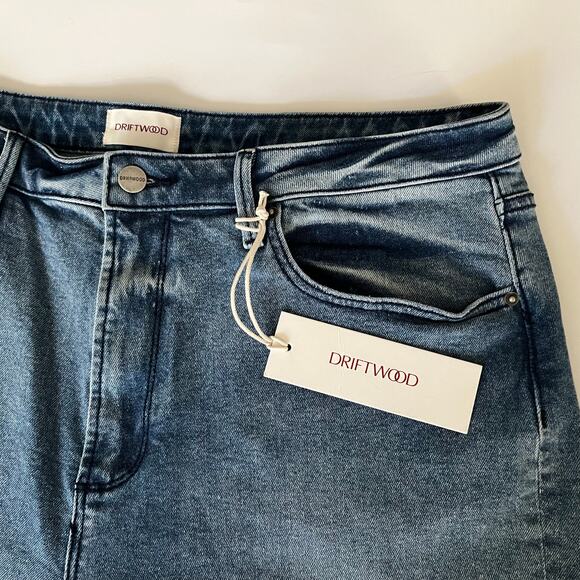 Free People x Driftwood Floral Embroidered Royce Jeans Relaxed Size 34x27 NWT - Picture 6 of 13